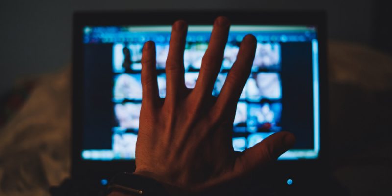 Porn Addiction - Hand Over Porn On Screen